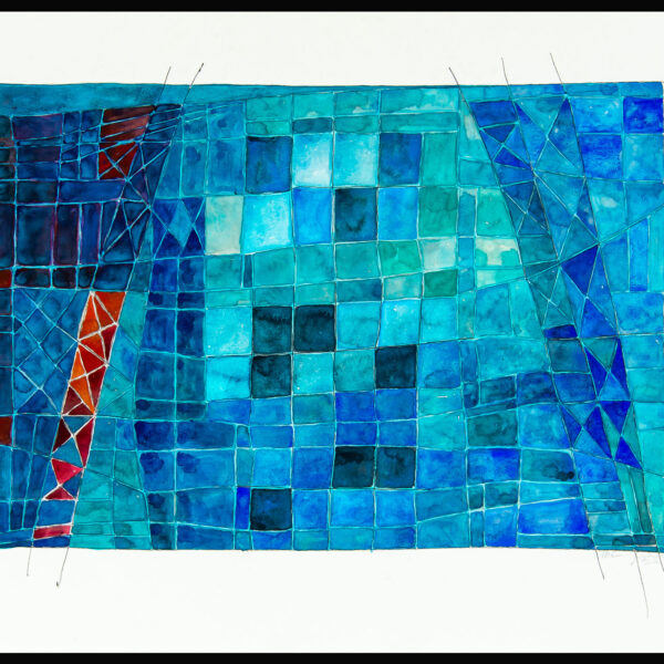 Quadro Aquarela 65x50cm