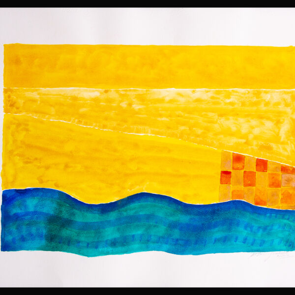 Quadro Aquarela 65x50cm